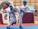 Jobbról Huszár László, a Spárta Taekwon-do Medgyesegyháza SE versenyzője. Kép forrása: Szerző Jobbról Huszár László, a Spárta Taekwon-do Medgyesegyháza SE versenyzője. Kép forrása: Szerző