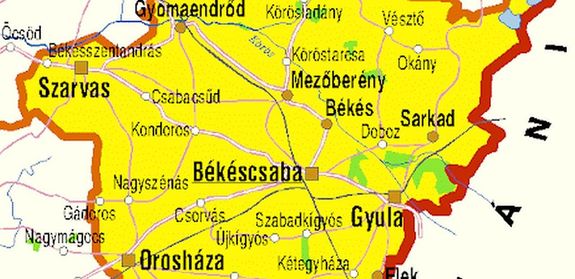 Békés vármegye térképének részlete. Békéscsabán, Orosházán és Vésztőn, új beruházások indulnak. Térkép forrása: lazarus.elte.hu Békés vármegye térképének részlete. Békéscsabán, Orosházán és Vésztőn, új beruházások indulnak. Térkép forrása: lazarus.elte.hu