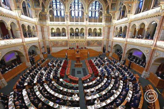 Képek az új Országgyűlés szombati, alakuló üléséről, 2026. május 9-én. Képek: MTI / Hegedüs Róbert Képek az új Országgyűlés szombati, alakuló üléséről, 2026. május 9-én. Képek: MTI / Hegedüs Róbert