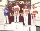 A győztes Kovács Áron, Spárta Taekwon-do Medgyesegyháza SE TKD. Kép forrása: Szerző A győztes Kovács Áron, Spárta Taekwon-do Medgyesegyháza SE TKD. Kép forrása: Szerző