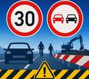 A munkálatok ideje alatt, a kerékpárosok és a gyalogosok közlekedését az úttestre terelik, ezért ezen a szakaszon 30 km/órás sebességkorlátozás, és előzési tilalom van. Kép: Békés vármegyei rendőrség Facebook-oldala A munkálatok ideje alatt, a kerékpárosok és a gyalogosok közlekedését az úttestre terelik, ezért ezen a szakaszon 30 km/órás sebességkorlátozás, és előzési tilalom van. Kép: Békés vármegyei rendőrség Facebook-oldala