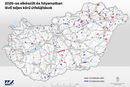 A 2026-os útfelújítások, Magyarországon. Térkép: Vitézy Dávid Facebook-oldala / MTI A 2026-os útfelújítások, Magyarországon. Térkép: Vitézy Dávid Facebook-oldala / MTI