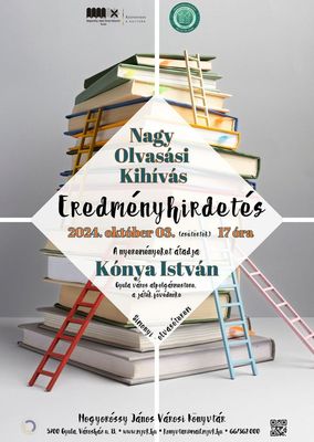 A Nagy Olvassi Kihvs eredmnyhirdetse ma, 17 rtl lesz a knyvtr Simonyi-olvastermben. Kp: Mogyorssy Jnos Vrosi Knyvtr